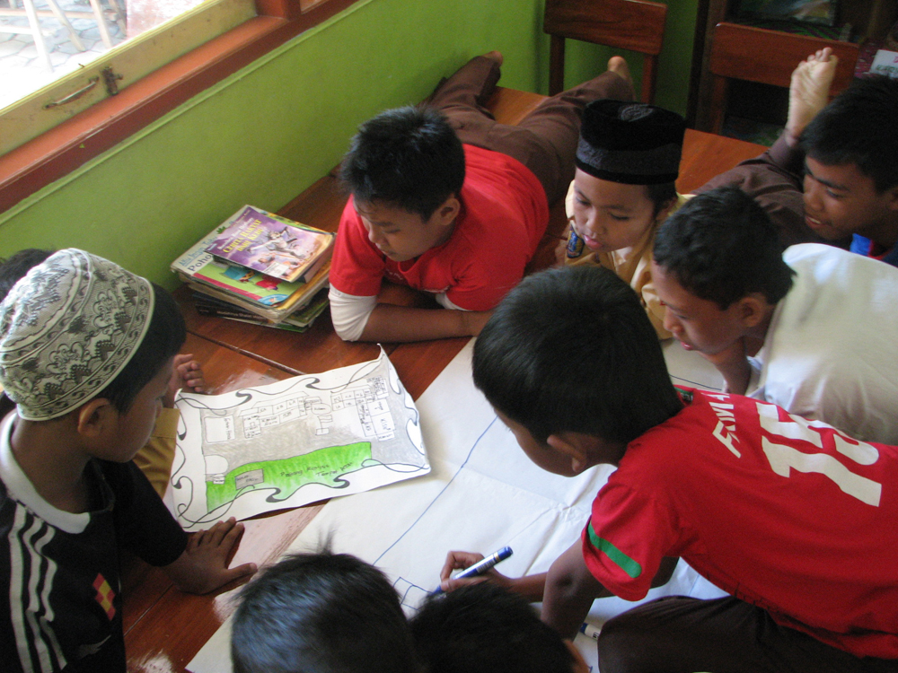 student sketch of school map